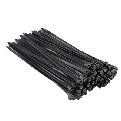 JobSmart 11 in. Heavy-Duty Cable Ties, 120 lb., Black, 100 pk.