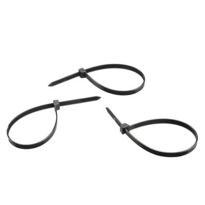 Image showing  11 in. Heavy-Duty Cable Ties, 120 lb., Black, 100 pk.