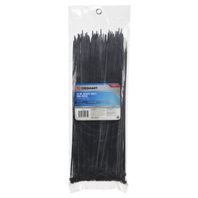 Image showing  14 in. Heavy-Duty Cable Ties, 50 lb., Black, 200 pk.