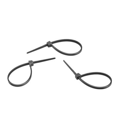 Image showing  4 in. Mini Cable Ties, 18 lb., Black, 200 pk.