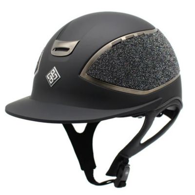 Image showing  Presidente Helmet Black Matte Crystal Extra Small - Medium