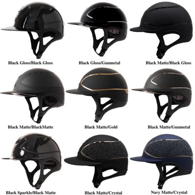 Image showing  Presidente Helmet Black Matte/Gunmetal Rails Large - Extra Extra Large