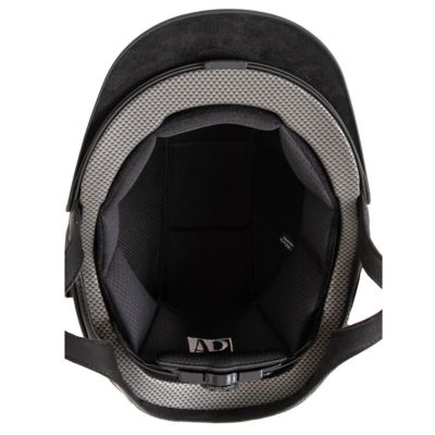 Image showing  Presidente Helmet Black Matte/Gold Rails Large - Extra Extra Large