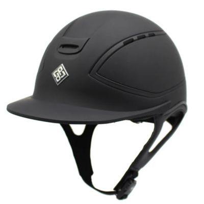 Image showing  Presidente Helmet Black Matte/Black Matte Rails Extra Small - Medium