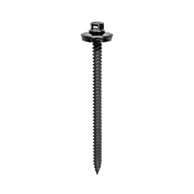 Image showing  Ondulin.e Fastener, Black- Hex 3 in. Box Of 55