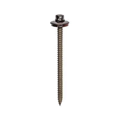 Image showing  Ondulin.e Fastener, Brown- Hex 3 in. Box Of 55