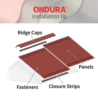 Image showing  Ondulin.e Fastener, Brown- Hex 3 in. Box Of 55