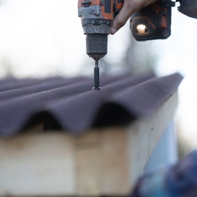 Image showing  Ondulin.e Fastener, Red- Hex 3 in. Box Of 55