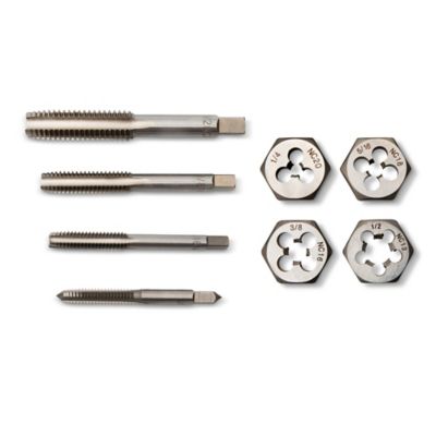 Image showing  13 pc. SAE Ratcheting Tap and Die Set