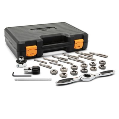 Image showing  27 pc. SAE Ratcheting Tap and Die Set