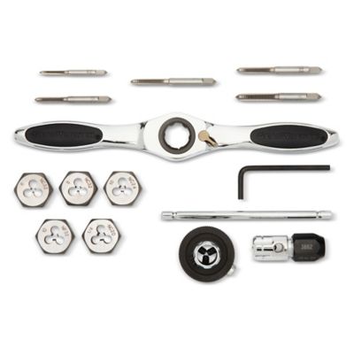 GEARWRENCH 15 pc. SAE Ratcheting Tap and Die Set