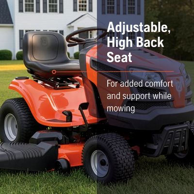 Image showing 6 th Husqvarna TS 120, 46 in. Riding Lawn Mower