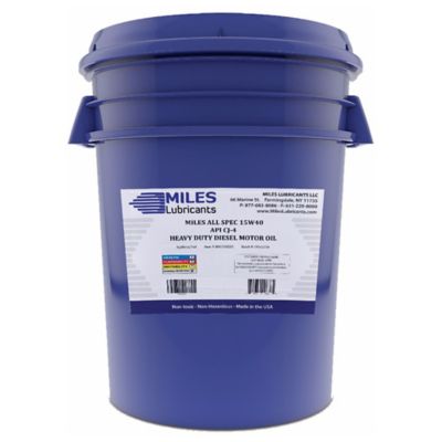 Miles Lubricants MILES ALL SPEC 15W40 CK-4 (5 GAL PAIL)