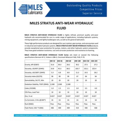 Image showing  STRATUS - 32 (ANTI-WEAR HYDRAULIC FLUID)(55 Gal. Drum)