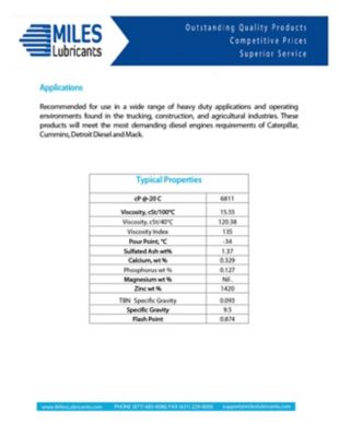 Image showing  Heavy Duty Motor Oil 40W (55 Gal. Drum)