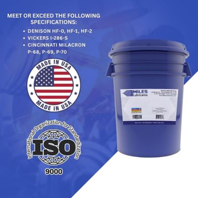 Image showing  MILES STRATUS - 32 (ANTI-WEAR HYDRAULIC FLUID)(5 Gal. Pail)