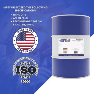 Image showing  SYNTHETIC BLEND MOTOR OIL 5w20 GF-5, SN PLUS (55 GAL. DRUM)