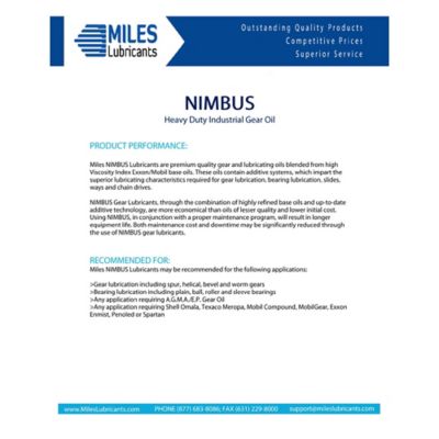 Image showing 2 th Miles Lubricants MILES NIMBUS 220 (INDUSTIAL GEAR OIL)(400 lb) DRUM