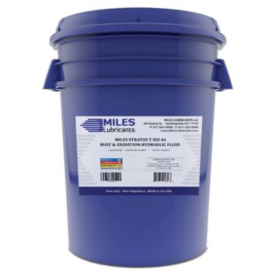 Miles Lubricants MILES STRATUS - T - 46 (RUST & OXIDATION HYDRAULIC FLUID)(5 Gal. Pail)