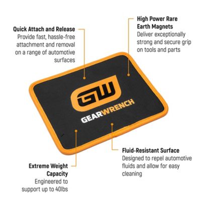 Image showing  10 in. X 8 in. High Strength Magnetic Tool Mat