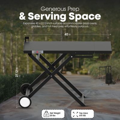 Image showing  Collapsible Grill Table Cart