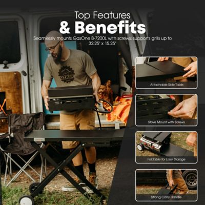 Image showing  Collapsible Grill Table Cart
