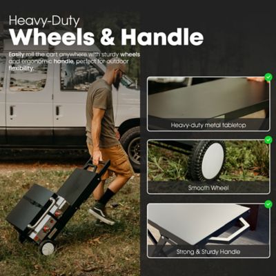 Image showing  Collapsible Grill Table Cart