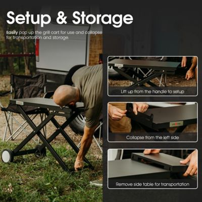 Image showing 6 th Gas One Collapsible Grill Table Cart