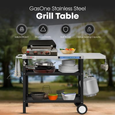 Image showing  Stainless Steel Grill Cart