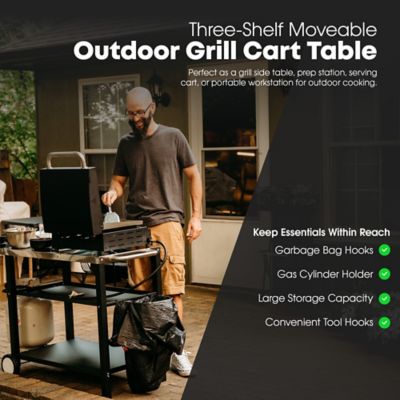 Image showing 5 th Gas One Stainless Steel Grill Cart