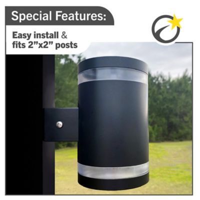 Image showing  LED Solar Light- 4-pk- Black