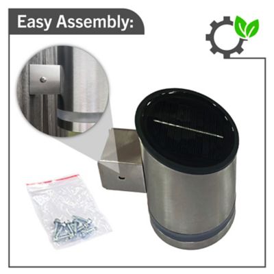 Image showing  LED Solar Light- 4-pk- SS