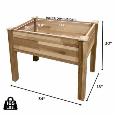 Image showing  Garden Bed 34x18x30