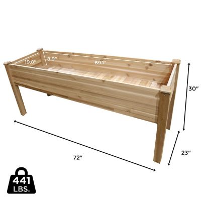 Image showing  Garden Bed 72x23x30