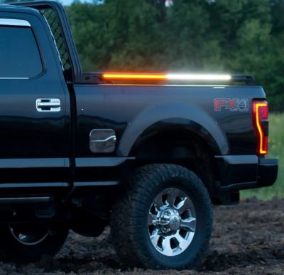 Image showing  Work Blade Amber / White with 64 Strobe Patterns and White Over-Ride, 93009-48