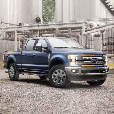 Image showing  Work Blade Amber / Blue with 64 Strobe Patterns and White Over-Ride, 93010-06