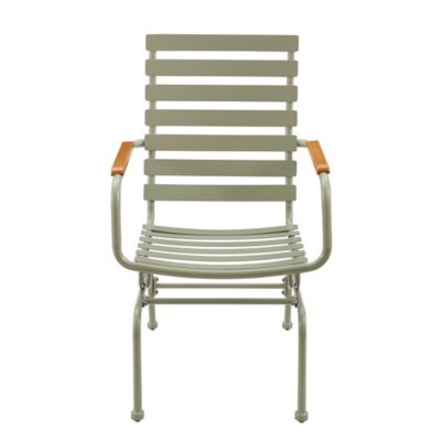 Image showing 2 th Red Shed Riverside Outdoor Metal Coil Spring Chair, Green