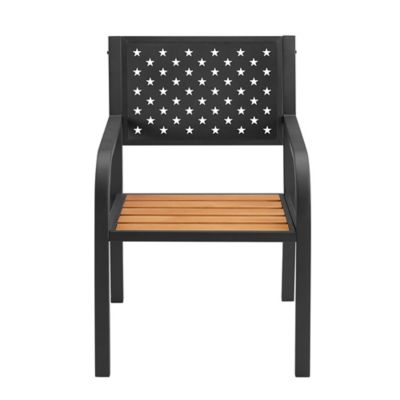 Image showing 2 th Red Shed Americana Outdoor Wooden Chair