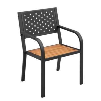 Image showing 3 th Red Shed Americana Outdoor Wooden Chair