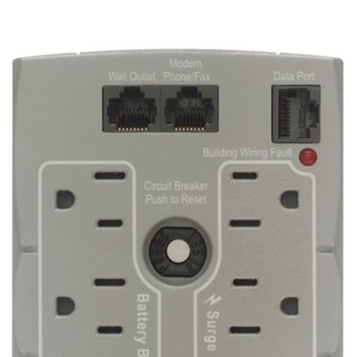 Image showing  210-Watt Back-UPS Tower with 6 Outlets, CS 350