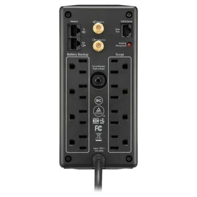 Image showing  Back-UPS Pro 600-Watt 8-Outlet Compact Battery Back-Up and Surge Protector