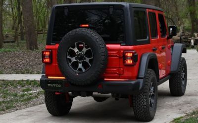 Image showing  18 in. x 2 (Pair) Blade LED Light Bars designed for 2019+ RAM 1500 and Jeep Wrangler JK/JL, 92009-18