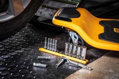 Image showing  13 pc. 1/4 in. Drive 6 Point Deep Metric Socket Set