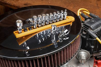 Image showing  12 pc. 1/4 in. Drive 6 Point Flex Metric Socket Set