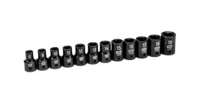 Image showing  12 pc. 1/2 in. Drive 6 Point Standard Impact Metric Socket Set