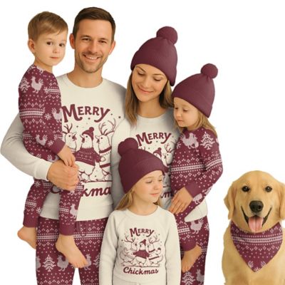 Image showing  Youth Onesie Merry Chickmas Sleeper Pajamas