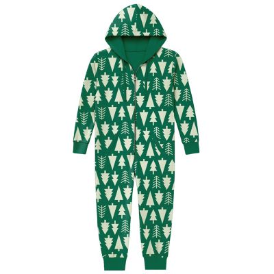 Image showing  Youth Onesie Holiday Tree Sleeper Pajamas