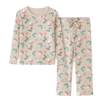 Goodie Two Sleeves Youth Holiday Cowboy Sleep Set Pajamas