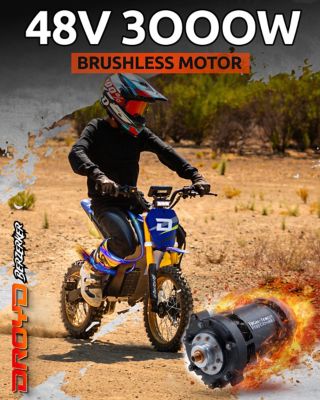 Image showing  Berzerker Electric Dirtbike, Red