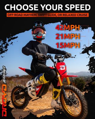 Image showing  Berzerker Electric Dirtbike, Blue